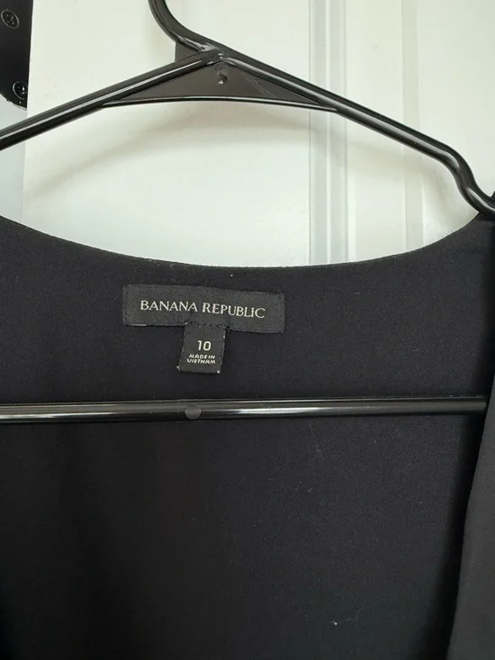 Banana Republic Black Wrap Dress - Picture 2 of 2